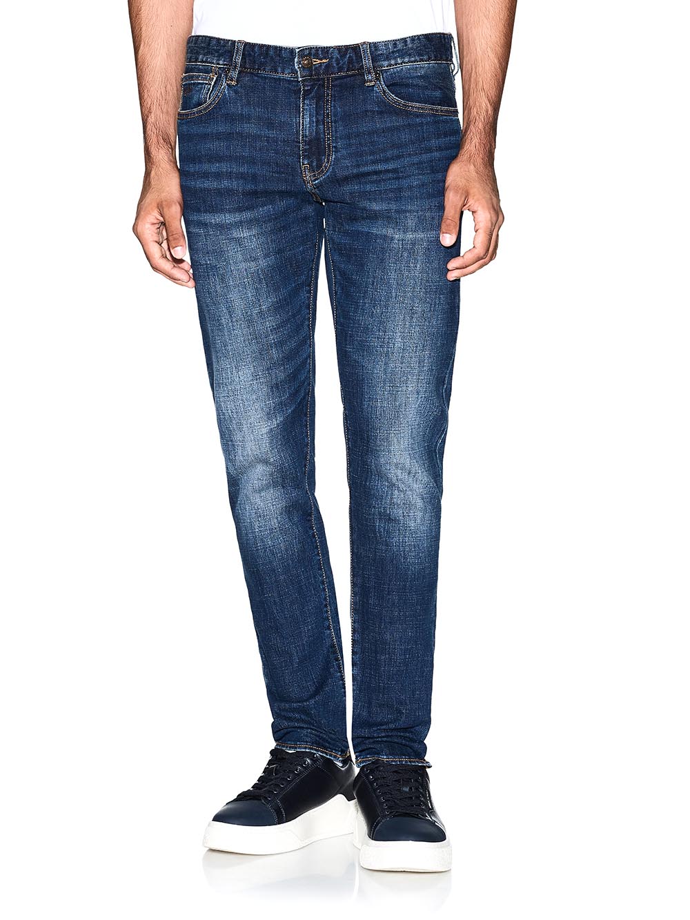 Armani Exchange Jeans Uomo Xm001512 Af17098 S Blu