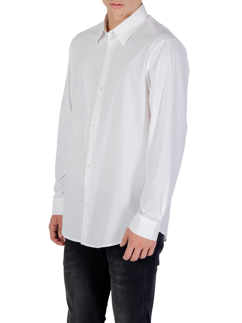 Armani Exchange Camicia Uomo Xm001567 Af19193 Bianco