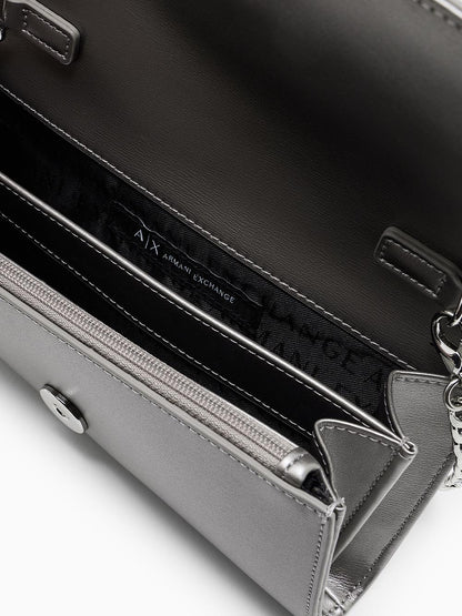 Armani Exchange Portafoglio Donna Xw000358 Af12039 Grigio argento