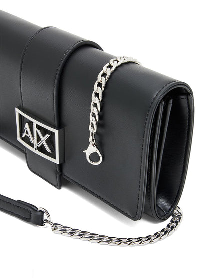 Armani Exchange Portafoglio Donna Xw000358 Af12039 Nero