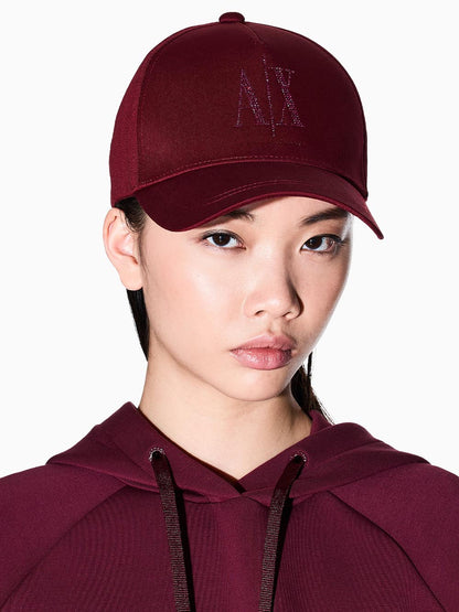 Armani Exchange Cappello Donna Xw000957 Af13846 Bordeaux