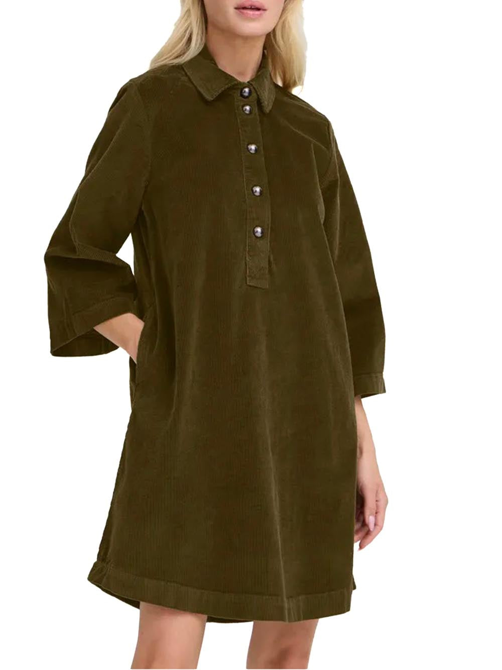 B-young Abito Donna 20818090 Verde militare