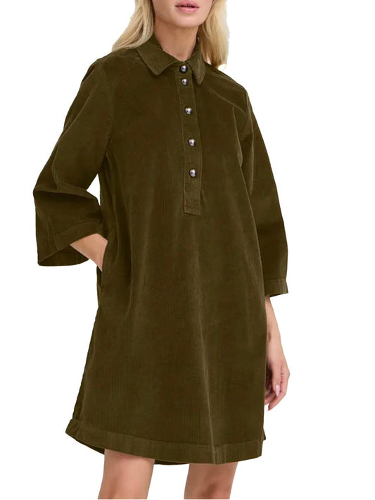 B-young Abito Donna 20818090 Verde militare