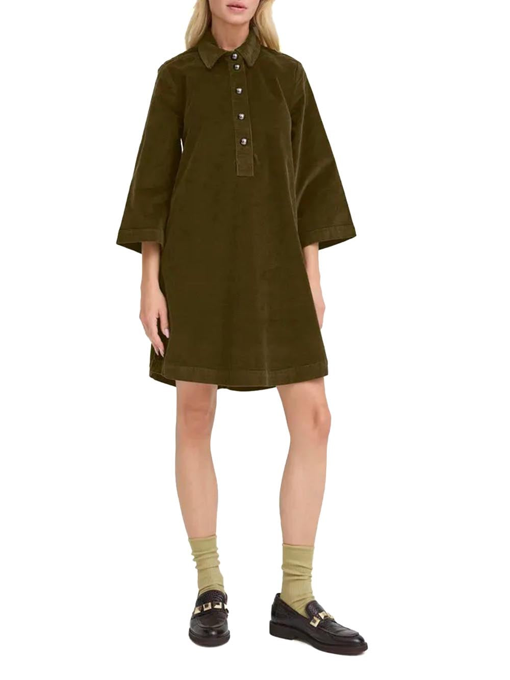 B-young Abito Donna 20818090 Verde militare