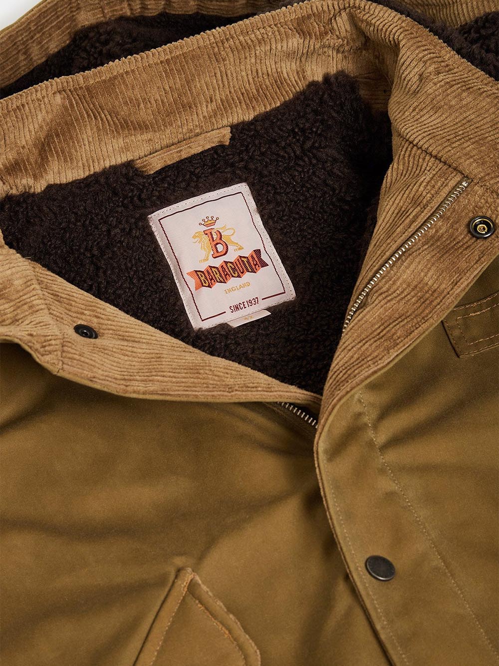 Baracuta Parka Uomo Brcps1131ut1998 Nocciola