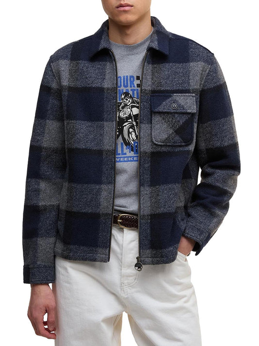 Barbour International Camicia Uomo Mfl0223 Blu