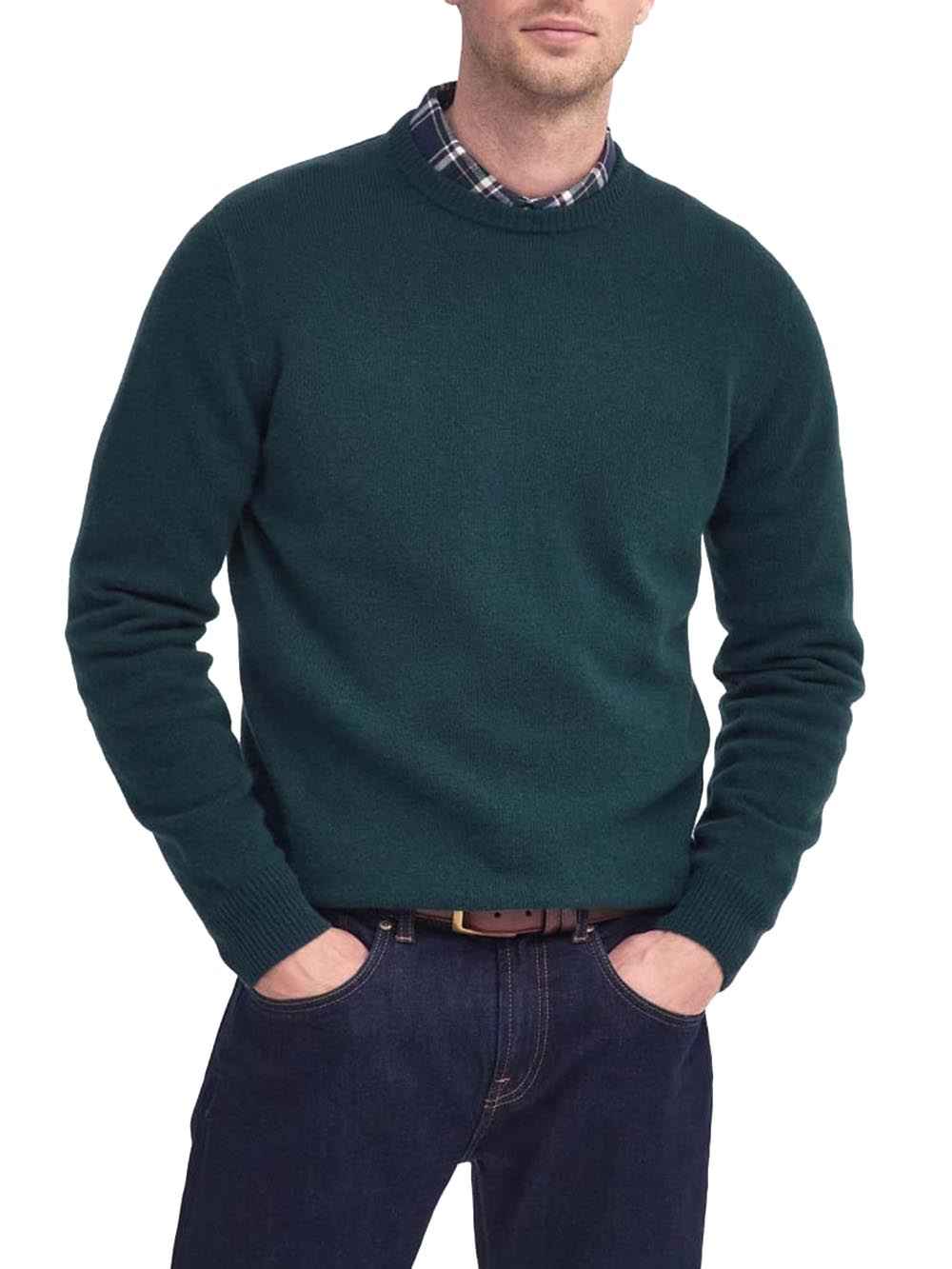 Barbour Pullover Uomo Mkn0584 Verde