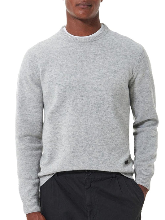 Barbour Pullover Uomo Mkn0584 Grigio chiaro