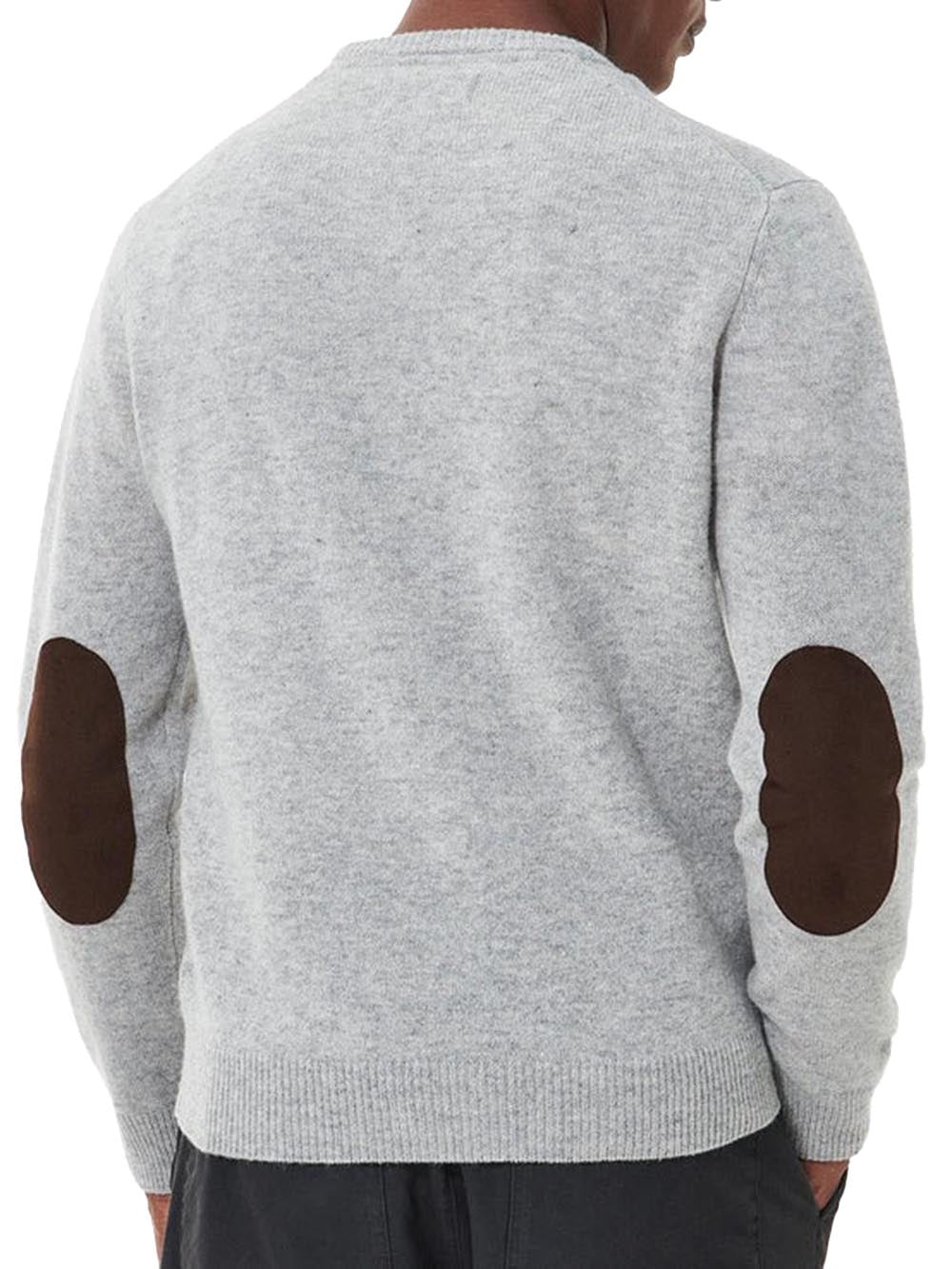 Barbour Pullover Uomo Mkn0584 Grigio chiaro