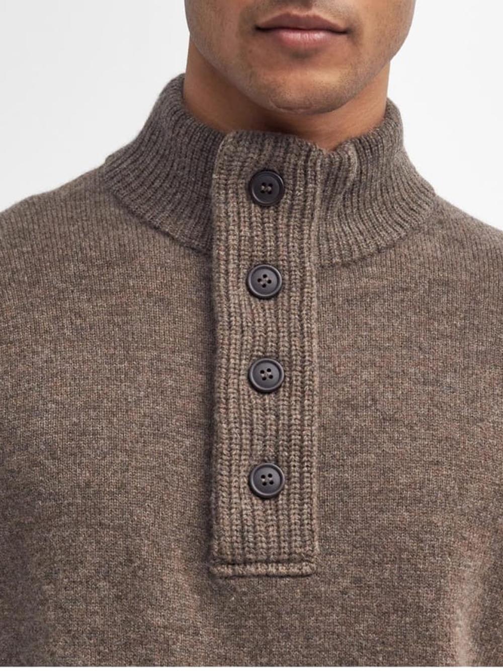 Barbour Pullover Uomo Mkn0585 Marrone