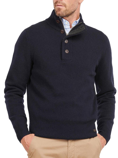 Barbour Pullover Uomo Mkn0585 Blu