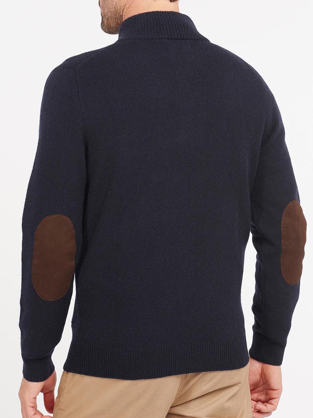 Barbour Pullover Uomo Mkn0585 Blu