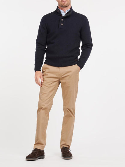 Barbour Pullover Uomo Mkn0585 Blu