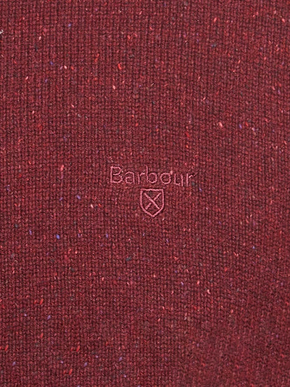 Barbour Pullover Uomo Mkn0844 Bordeaux