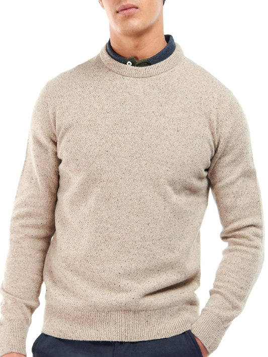 Barbour Pullover Uomo Mkn0844 Beige