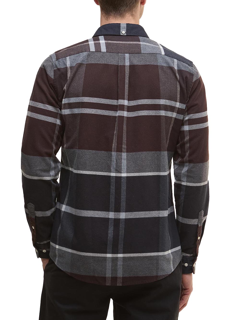 Barbour Camicia Uomo Msh4994 Marrone/blu