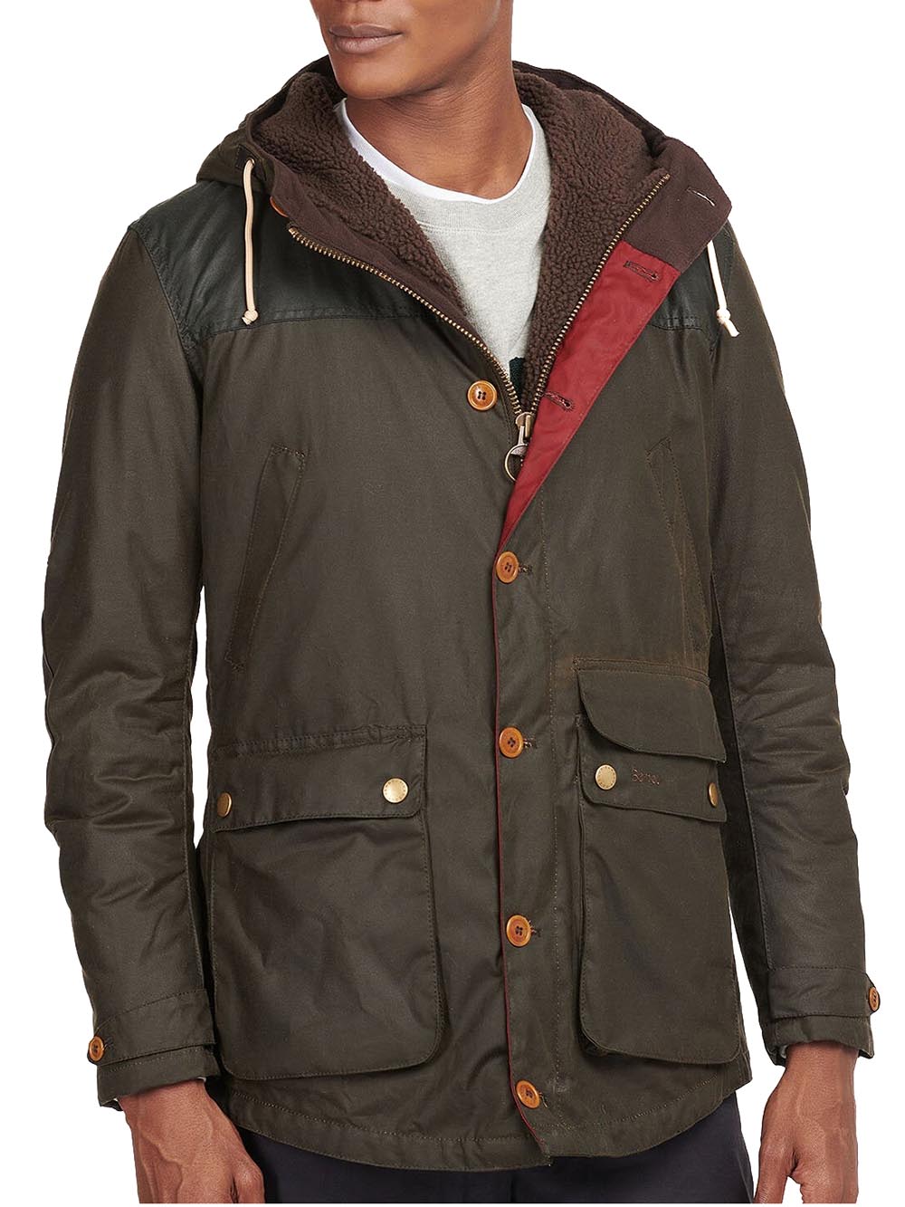 Barbour Giubbino Uomo Mwx0698 Verde oliva