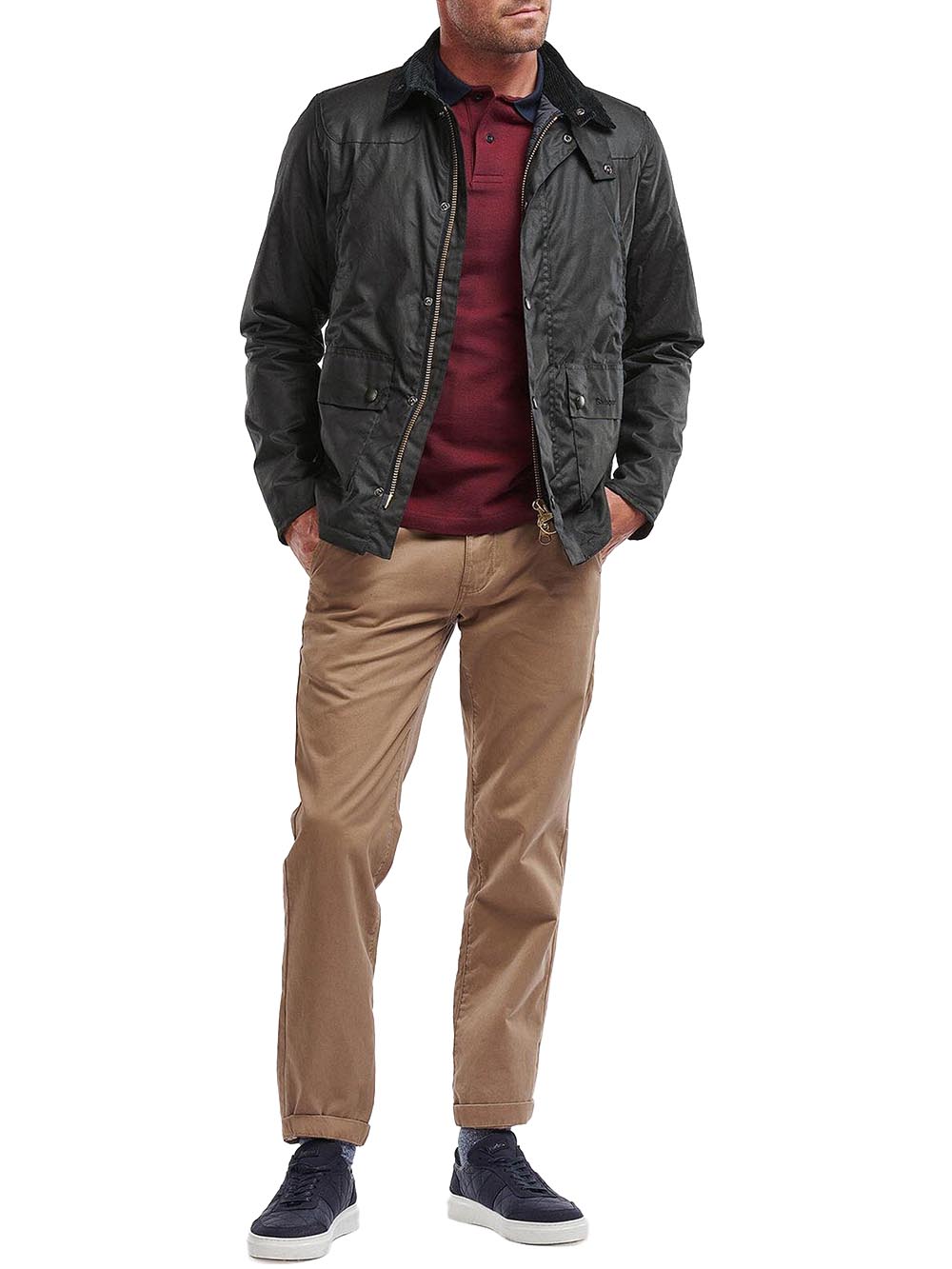 Barbour Giubbino Uomo Mwx1106 Verde