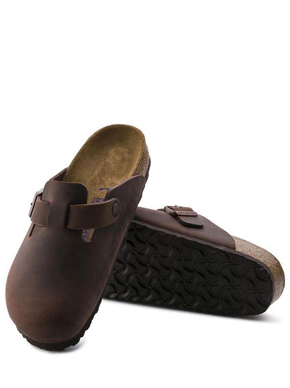 Birkenstock Sabot Unisex Boston Sfb 159713 Marrone