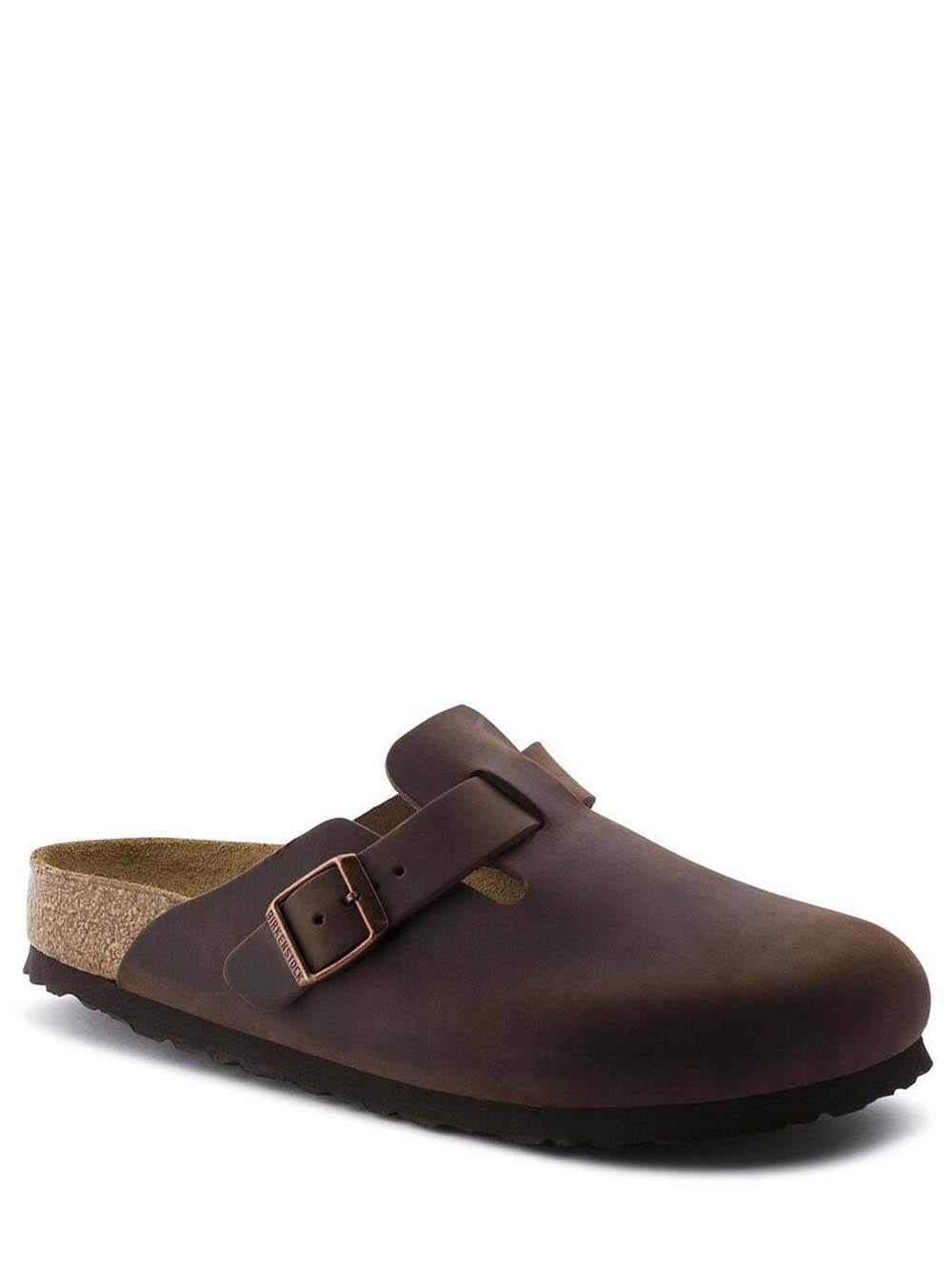 Birkenstock Sabot Unisex Boston Sfb 159713 Marrone