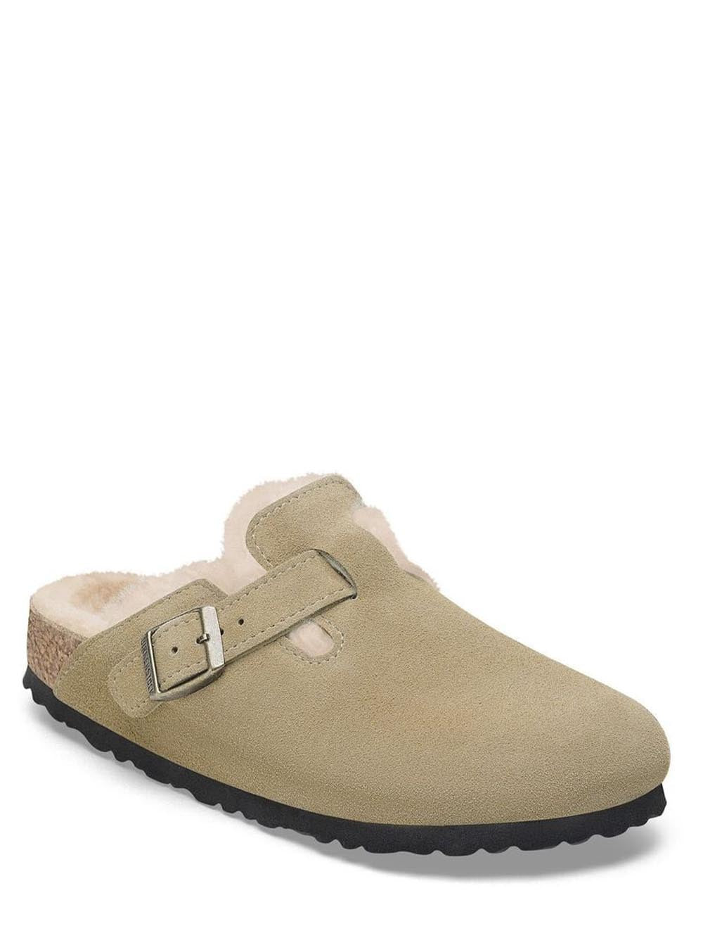 Birkenstock Sabot Unisex Boston Vl Shearling 1028299 Taupe