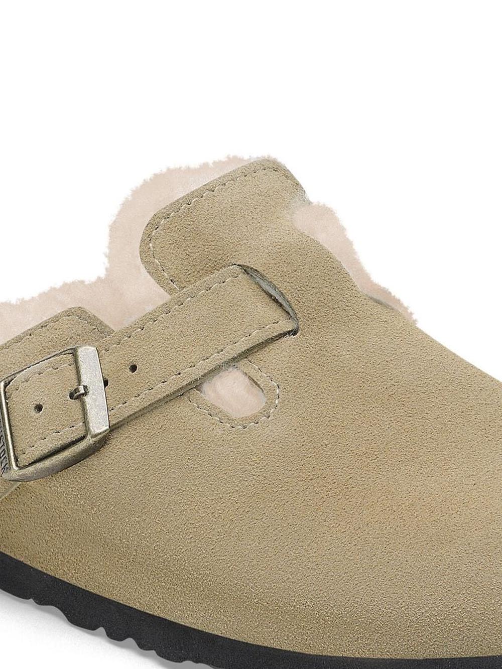 Birkenstock Sabot Unisex Boston Vl Shearling 1028299 Taupe