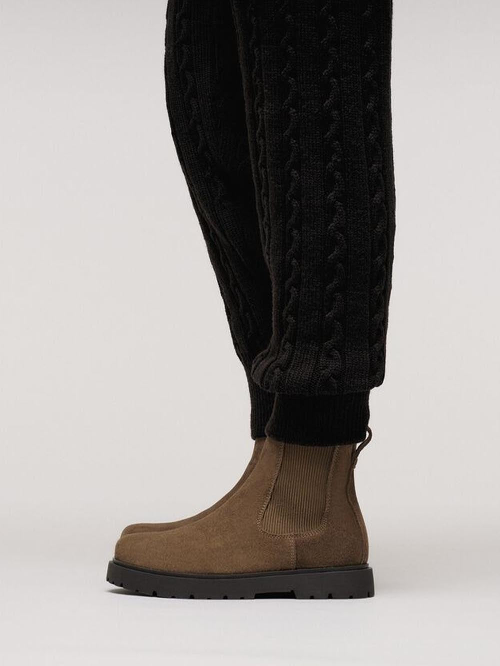 Birkenstock Stivale Uomo Highwood Slip On Mid 1030115 Dark tea