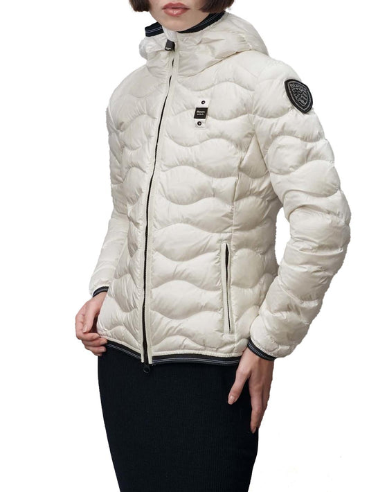 Blauer Giubbino Donna 25wbldc03095 006047 Bianco