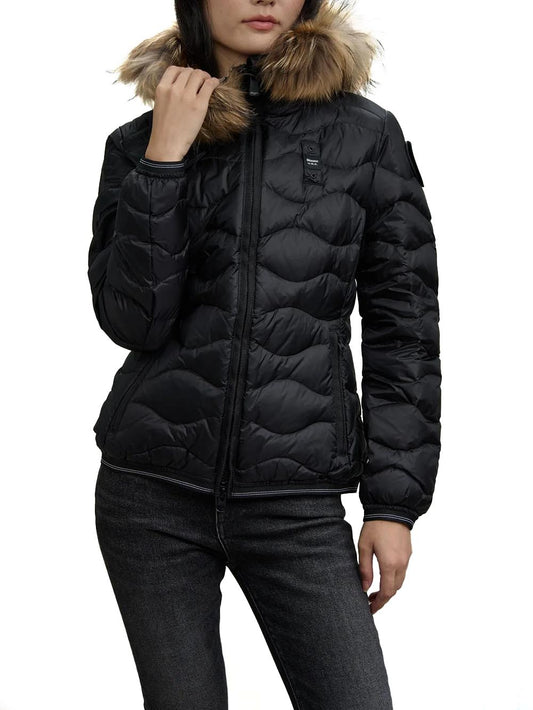 Blauer Giubbino Donna 25wbldc03096 006047 Nero/beige