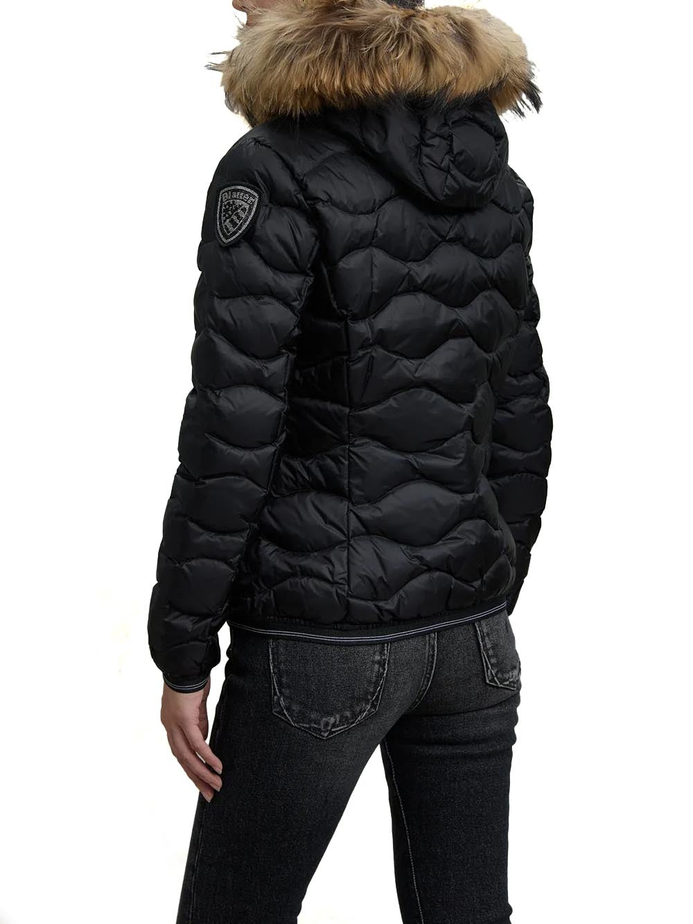 Blauer Giubbino Donna 25wbldc03096 006047 Nero/beige