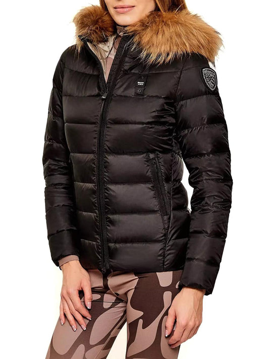 Blauer Giubbino Donna 25wbldc03099 006047 Nero/beige