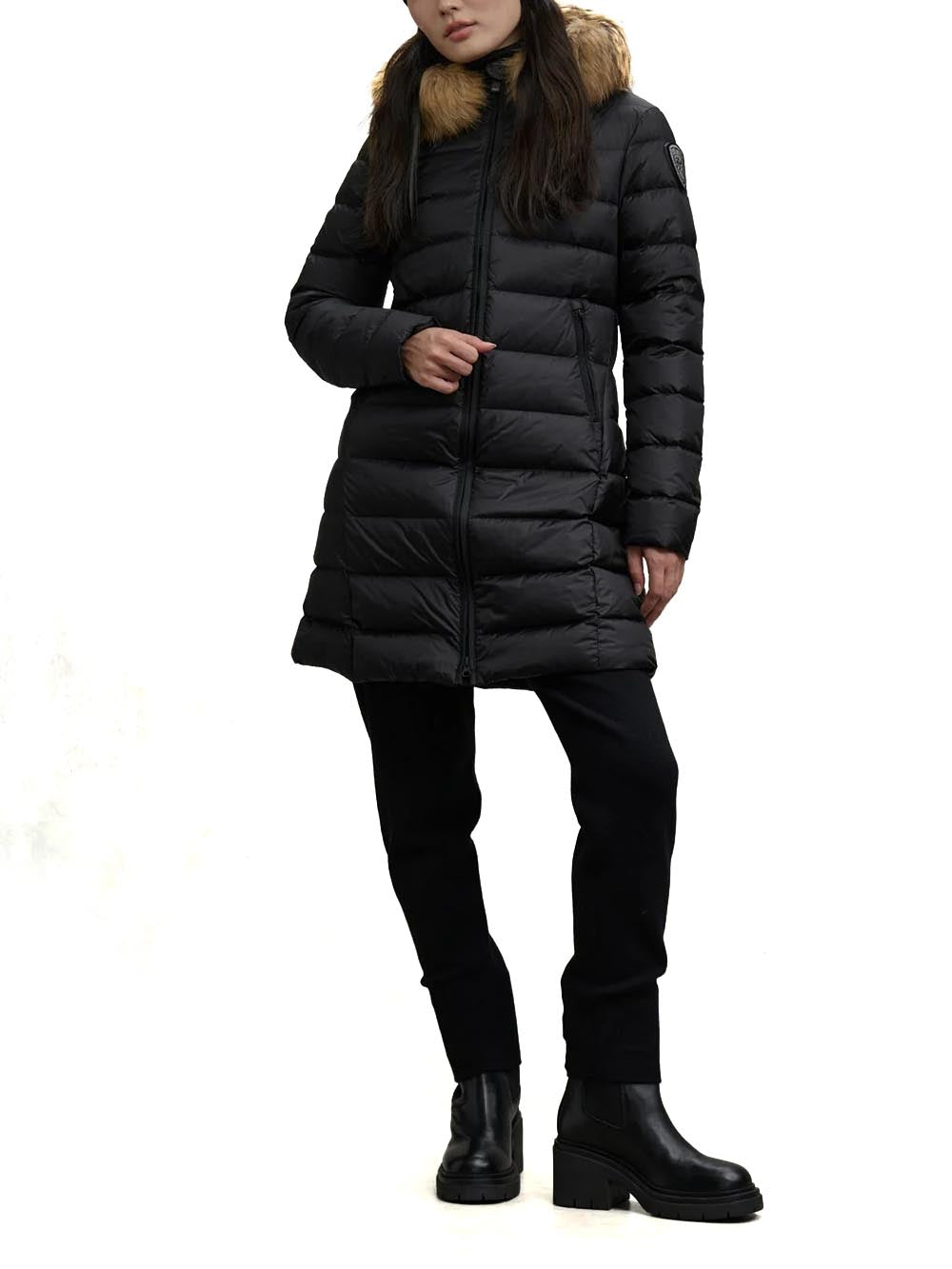 Blauer Impermeabile Donna 25wbldk03103 006047 Nero/beige