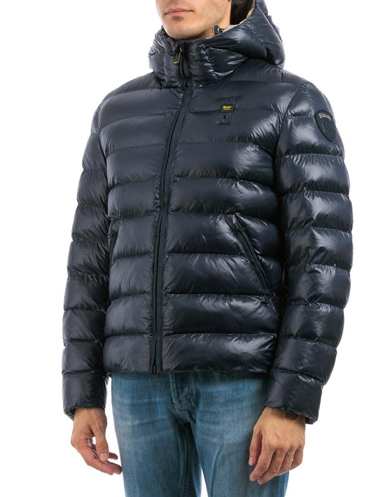 Blauer Giubbino Uomo 25wbluc02079 A05958 Blu/marrone