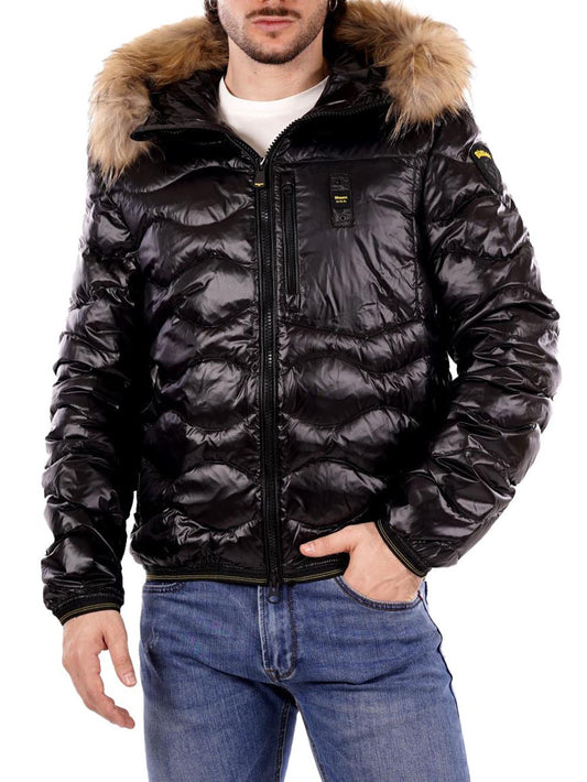 Blauer Giubbino Uomo 25wbluc03533 006355 Nero