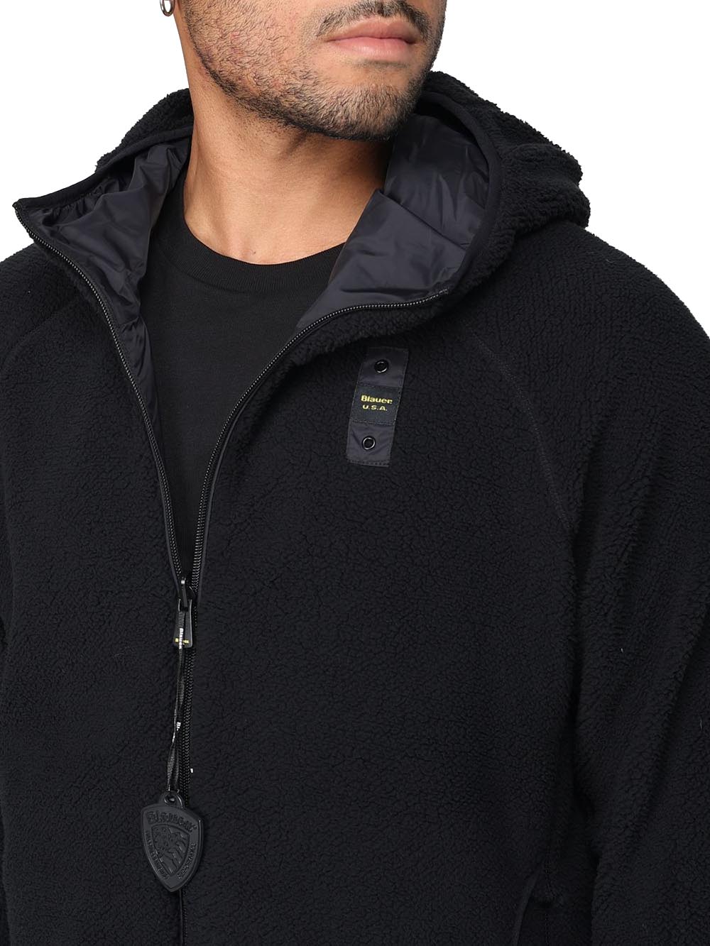 Blauer Giubbino Uomo 25wbluc06254 007254 Nero