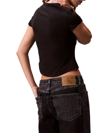 Calvin Klein T-shirt Donna Lv047c833g Nero