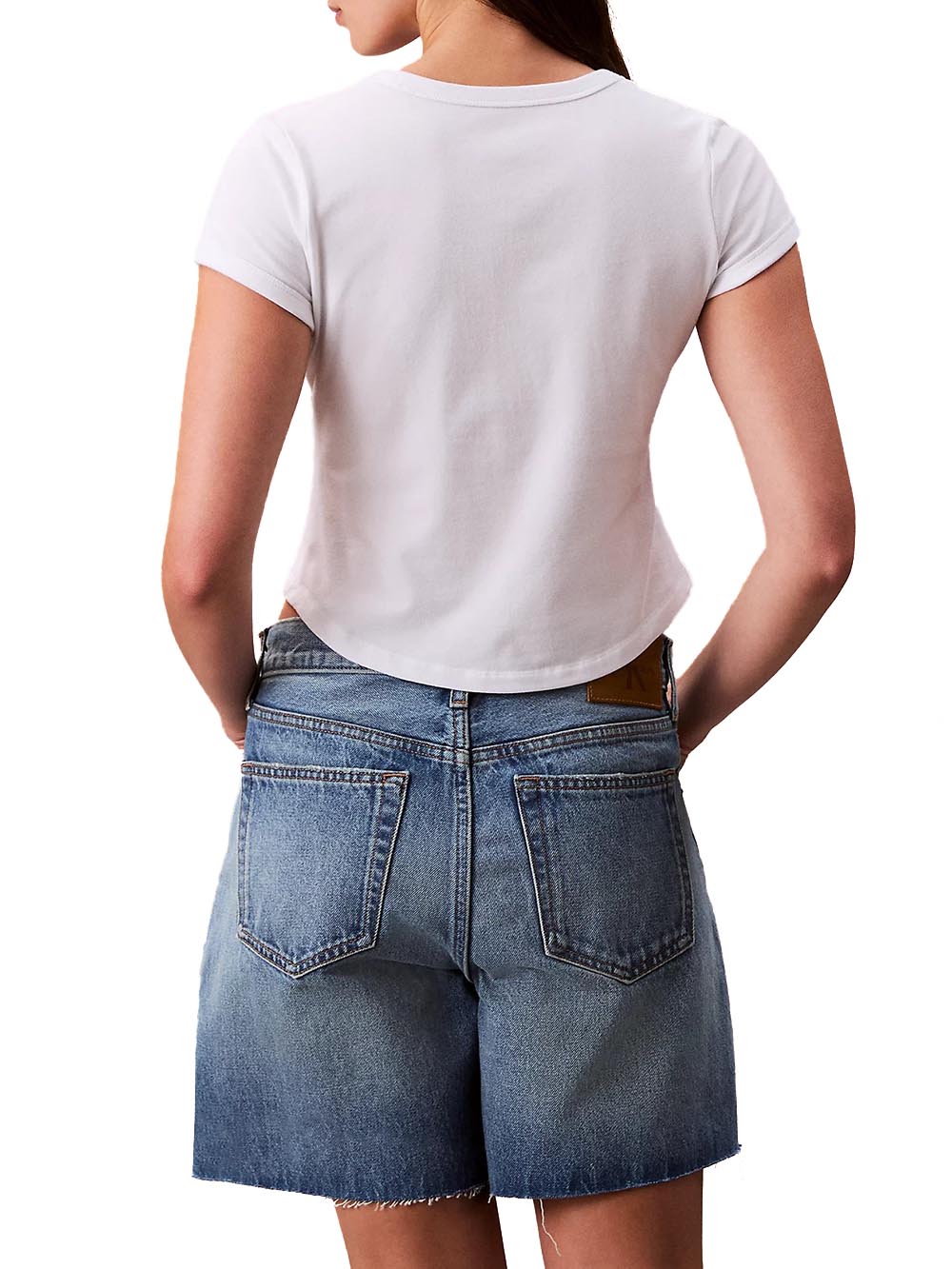 Calvin Klein T-shirt Donna Lv047c833g Bianco