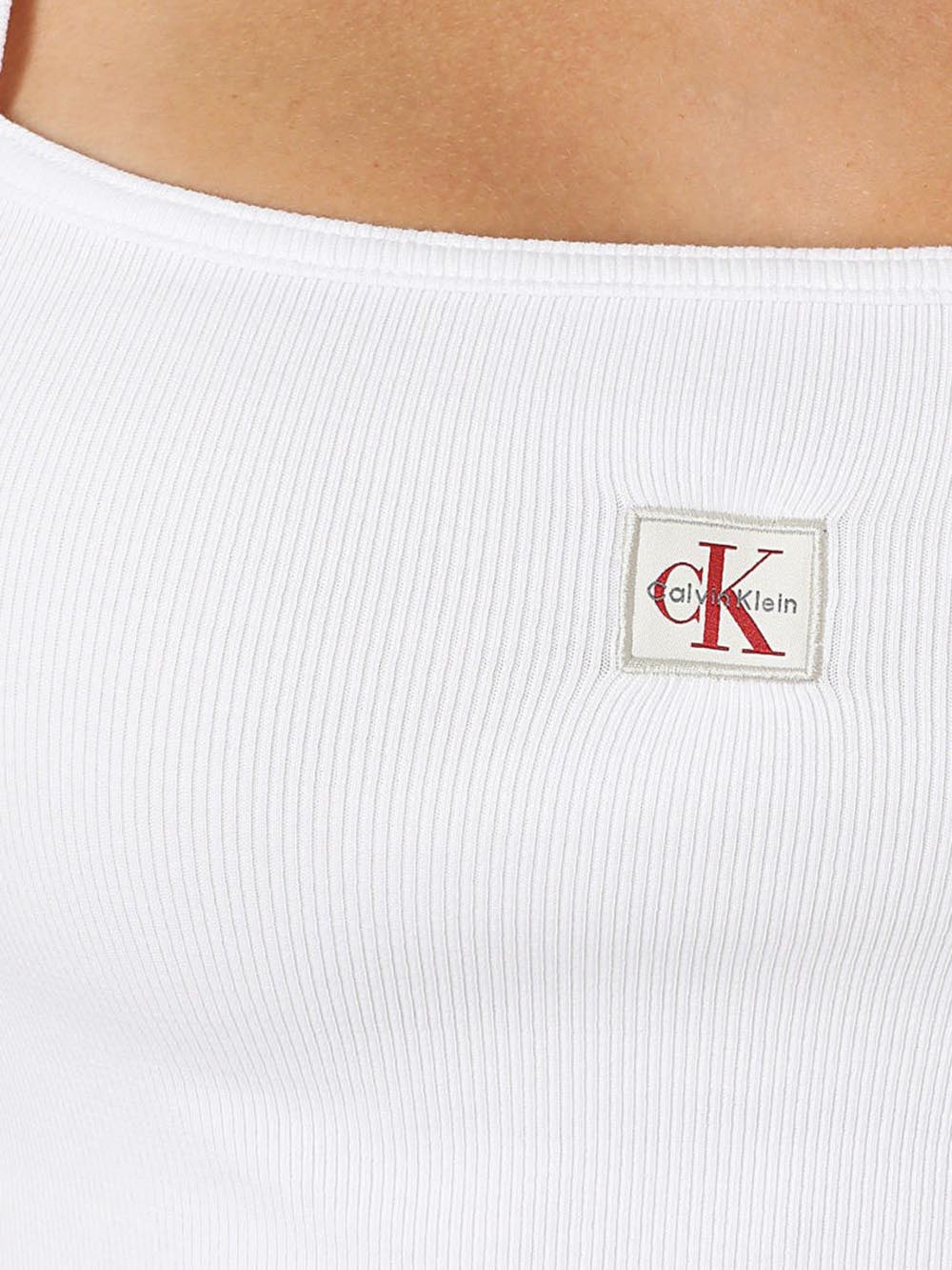 Calvin Klein Top Donna Lv047c908g Bianco