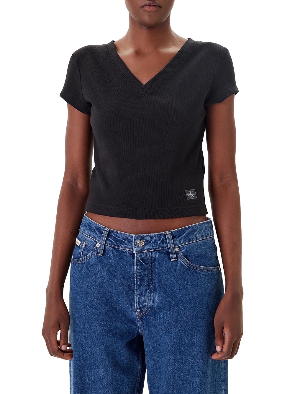 Calvin Klein T-shirt Donna Lv047c910g Nero