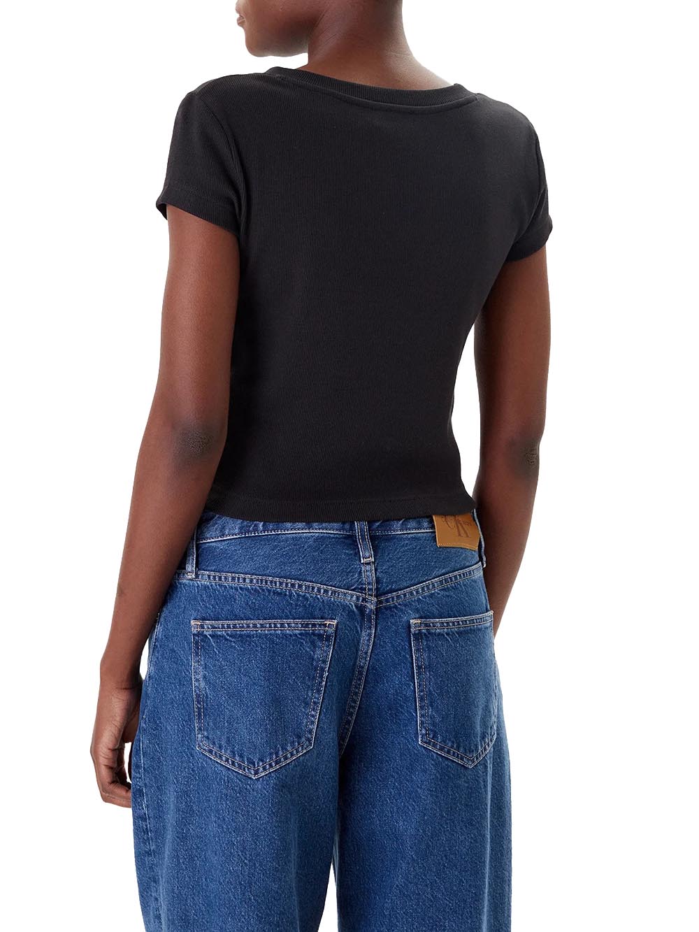 Calvin Klein T-shirt Donna Lv047c910g Nero