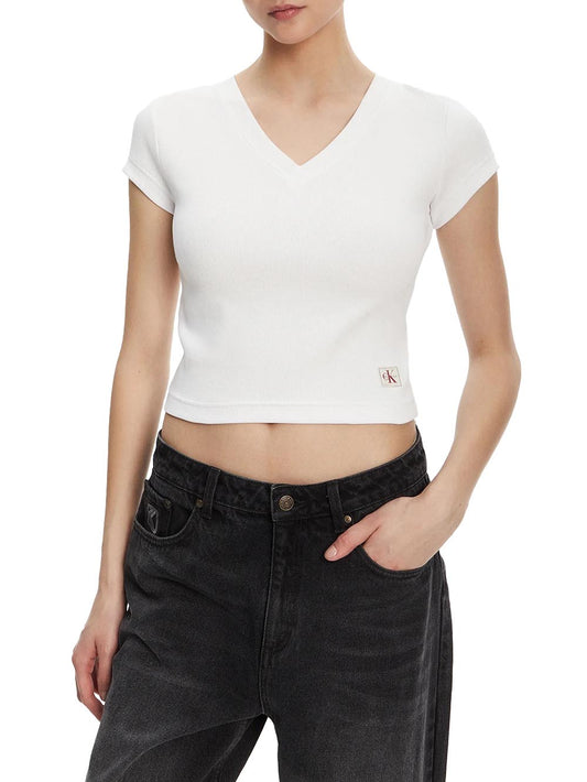Calvin Klein T-shirt Donna Lv047c910g Bianco