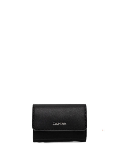 Calvin Klein Portafoglio Donna Lv04f1030g Nero