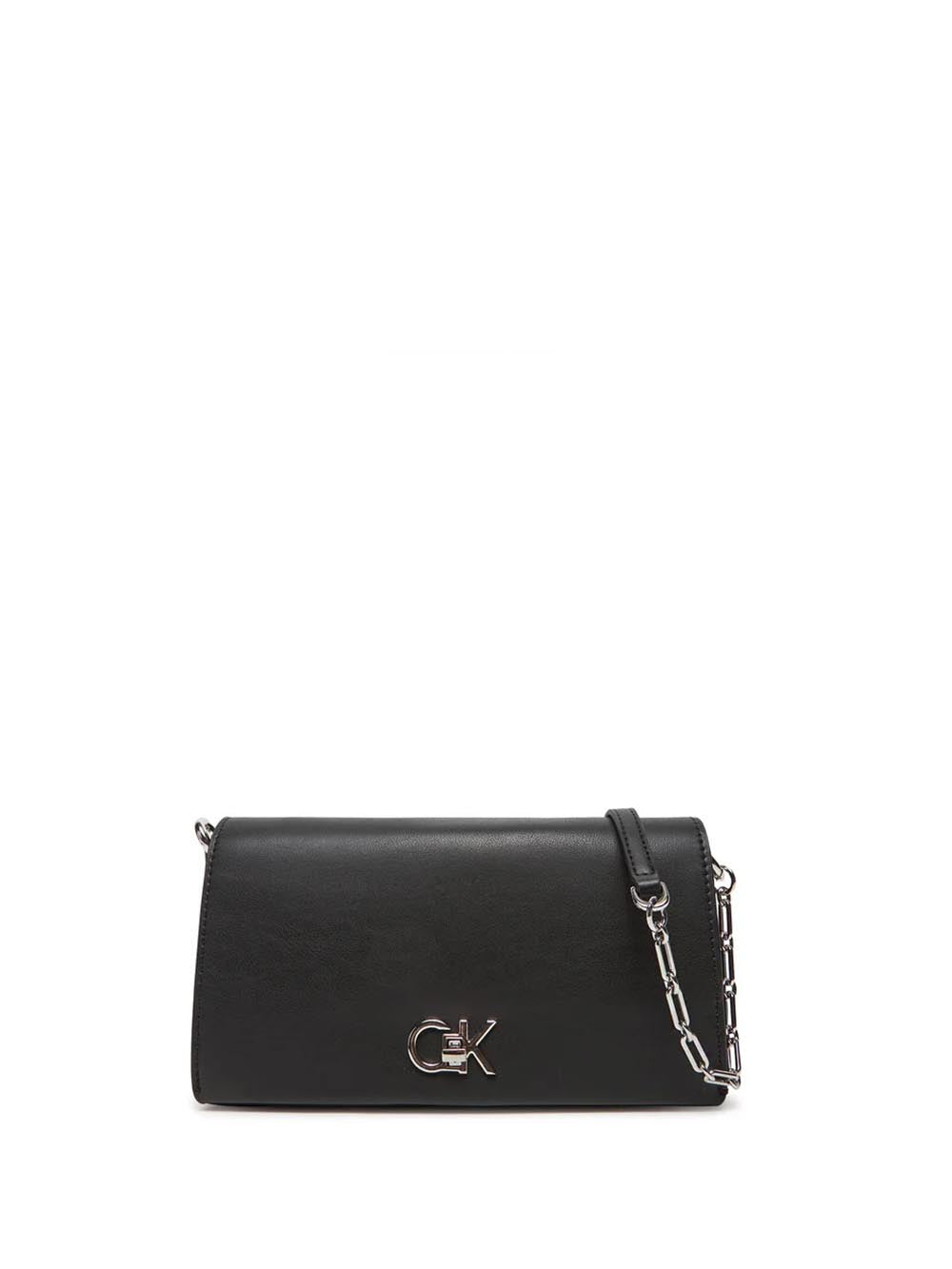 Calvin Klein Borsa a Tracolla Donna Lv04f3103g Nero