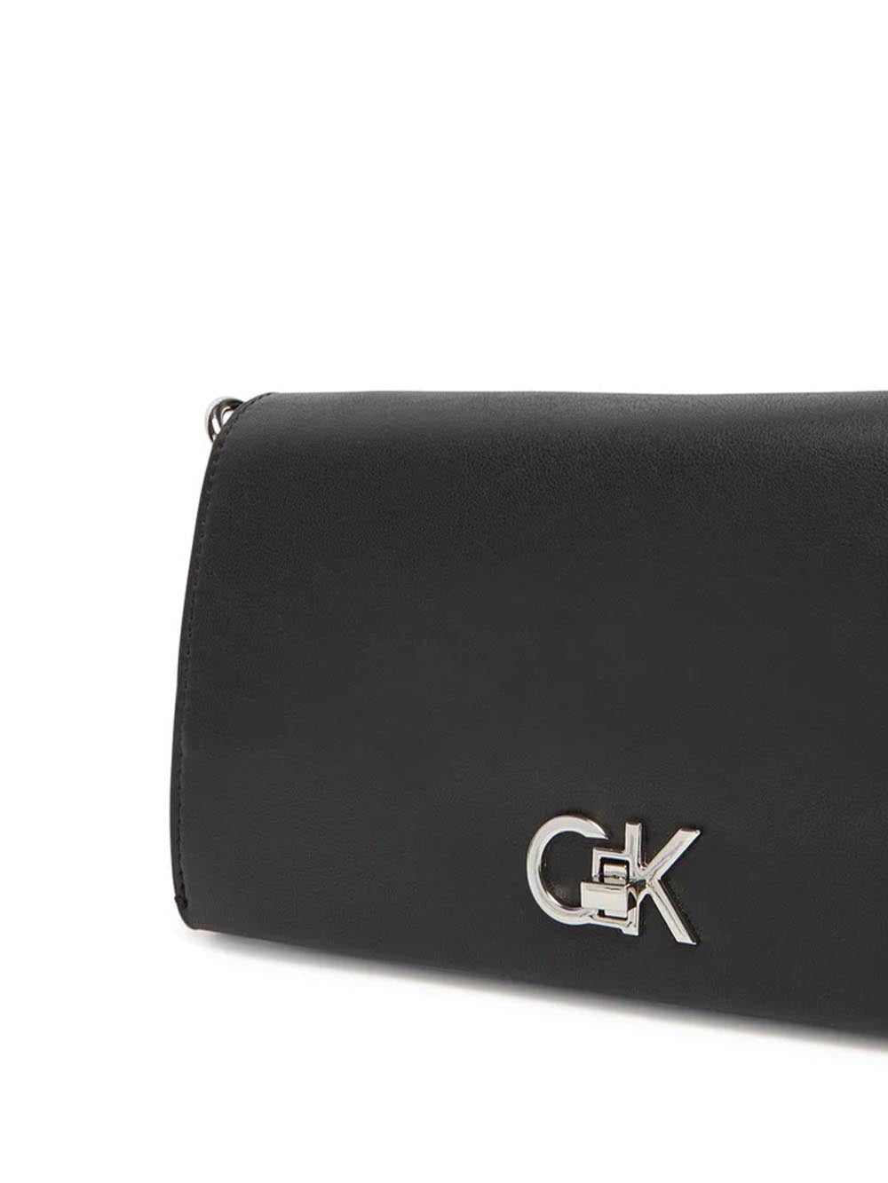 Calvin Klein Borsa a Tracolla Donna Lv04f3103g Nero