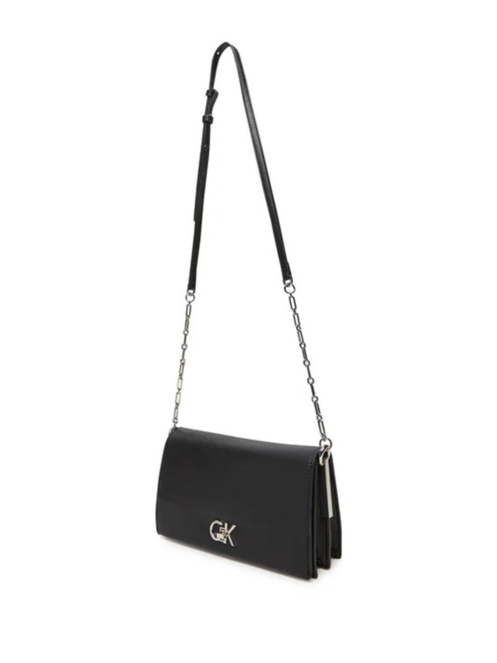 Calvin Klein Borsa a Tracolla Donna Lv04f3103g Nero