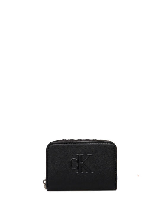 Calvin Klein Portafoglio Donna Lv04k1004g Nero
