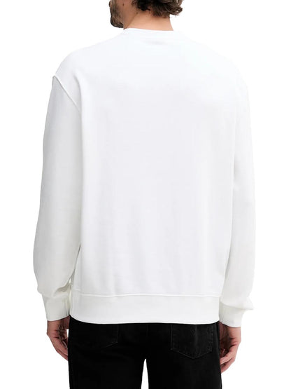 Calvin Klein Felpa Uomo Lv04rc273g Bianco