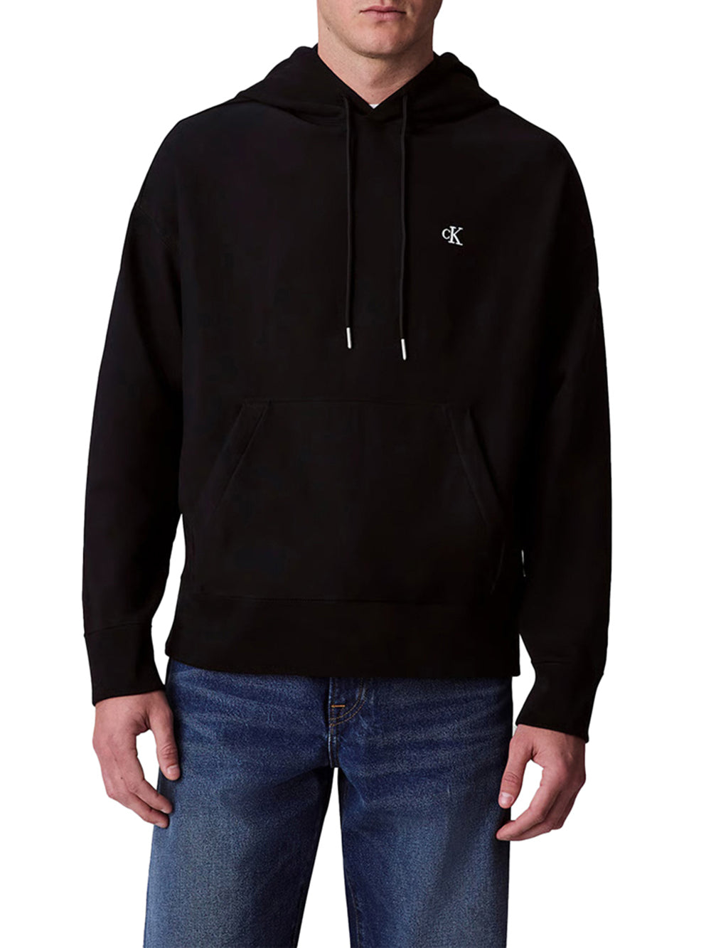 Calvin Klein Felpa Uomo Lv04rc278g Nero