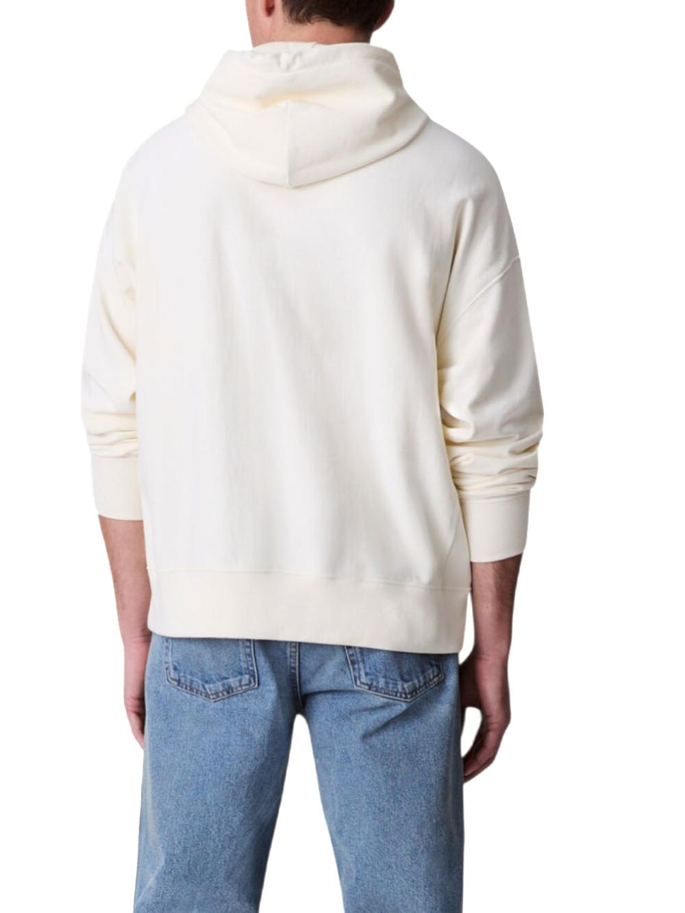 Calvin Klein Felpa Uomo Lv04rc278g Panna