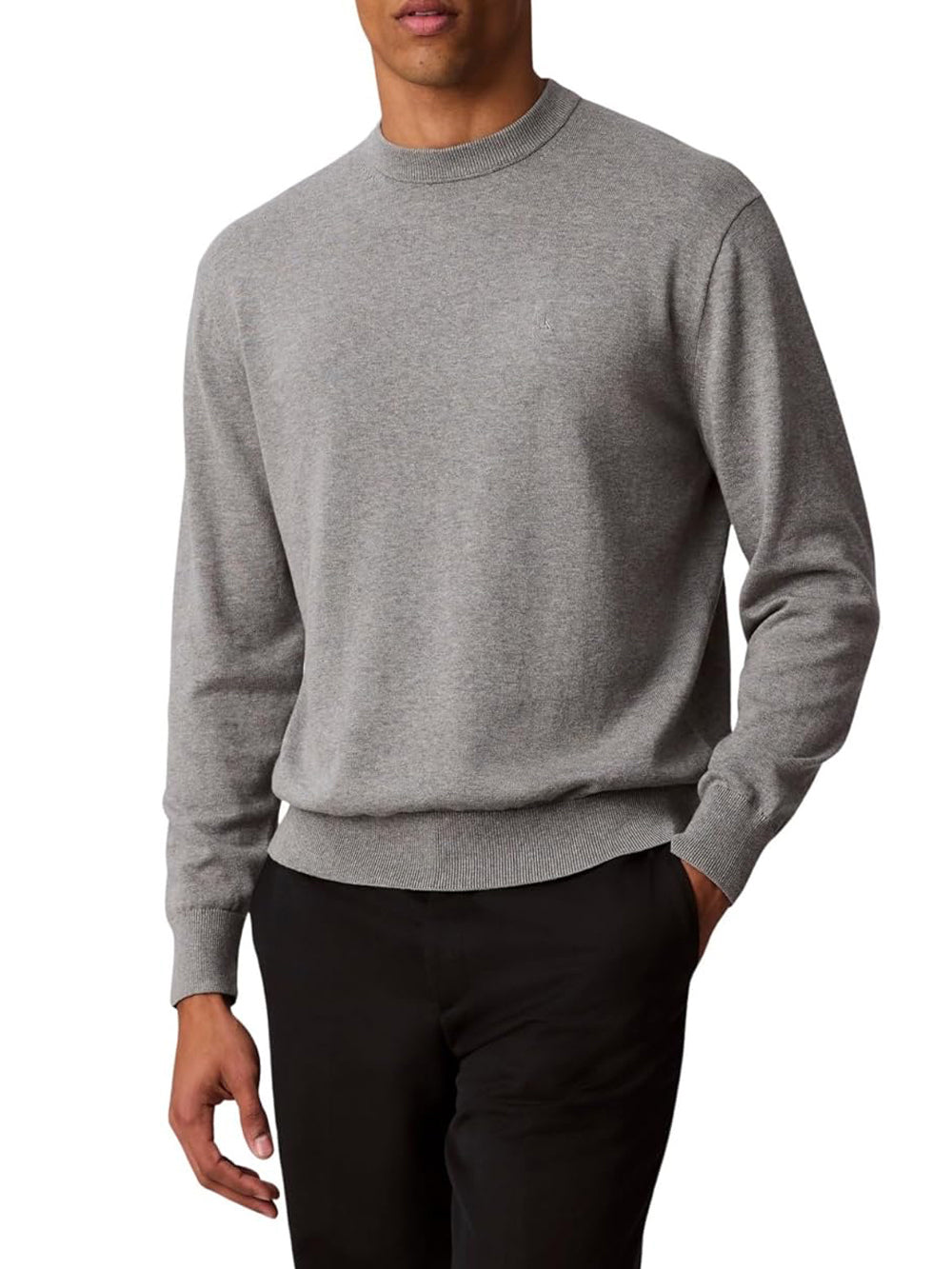 Calvin Klein Maglia Uomo Lv04rc309g Grigio